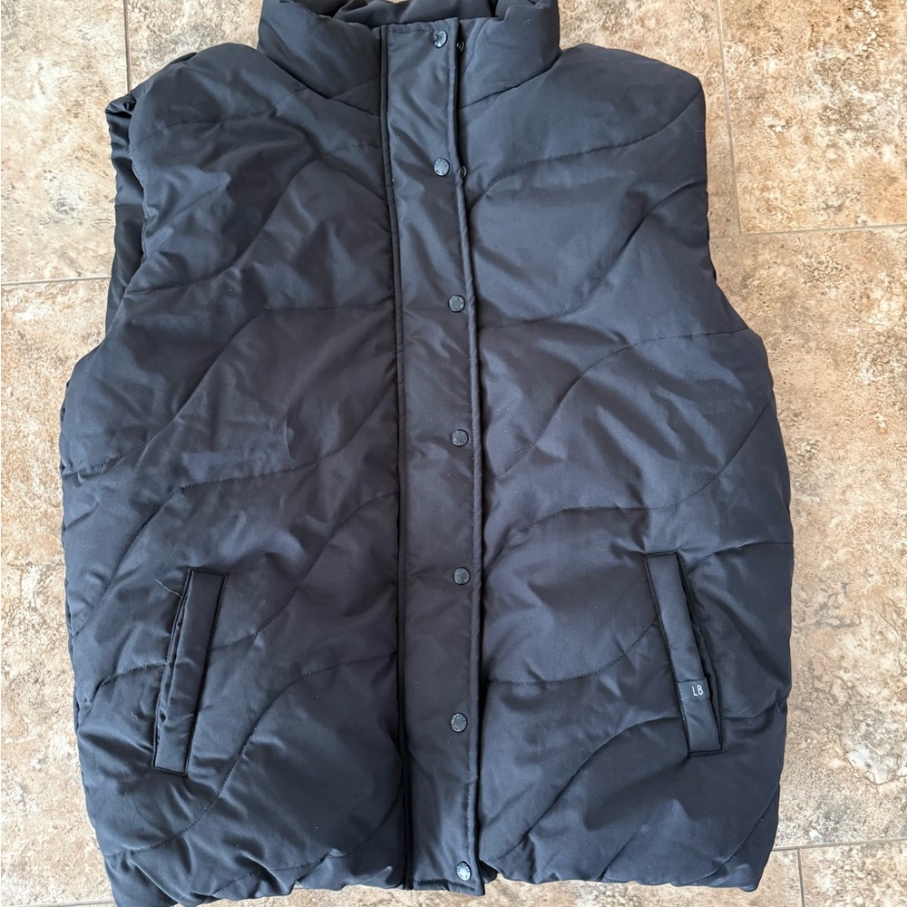 Little Bipsy Black Quilted Puffer Vest